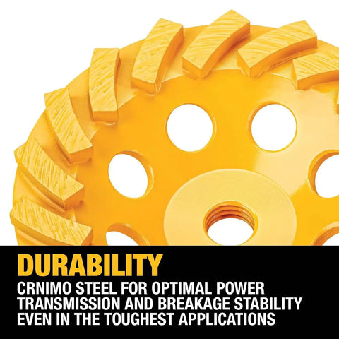 DEWALT DW4772T 4-Inch XP Turbo Diamond Cup Wheel