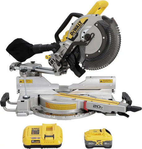 DEWALT 20V MAX XR 12 in. Double Bevel Sliding Miter Saw Kit (DCS785WW1)