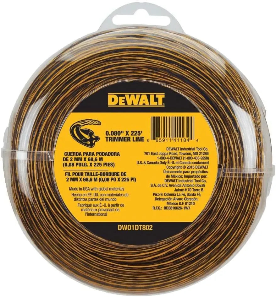 Dewalt Trimmer LINE .080X225FT DWO1DT802