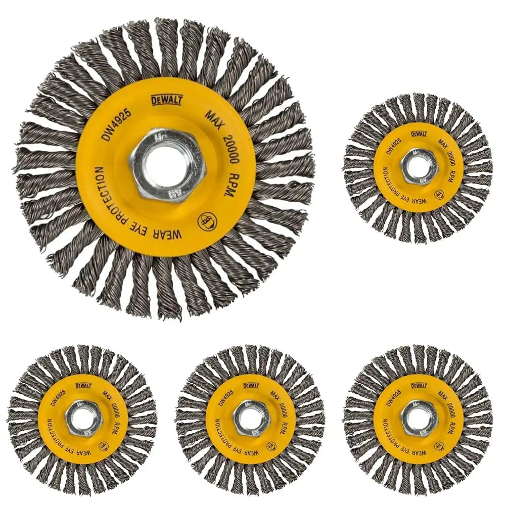 DeWalt Accessories DW4925 4x5/8-11.020 Wire Wheel (Pack of 5)