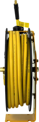 DEWALT 3/8 in. x 50 ft. Retractable Air Hose Reel with Rubber Hose