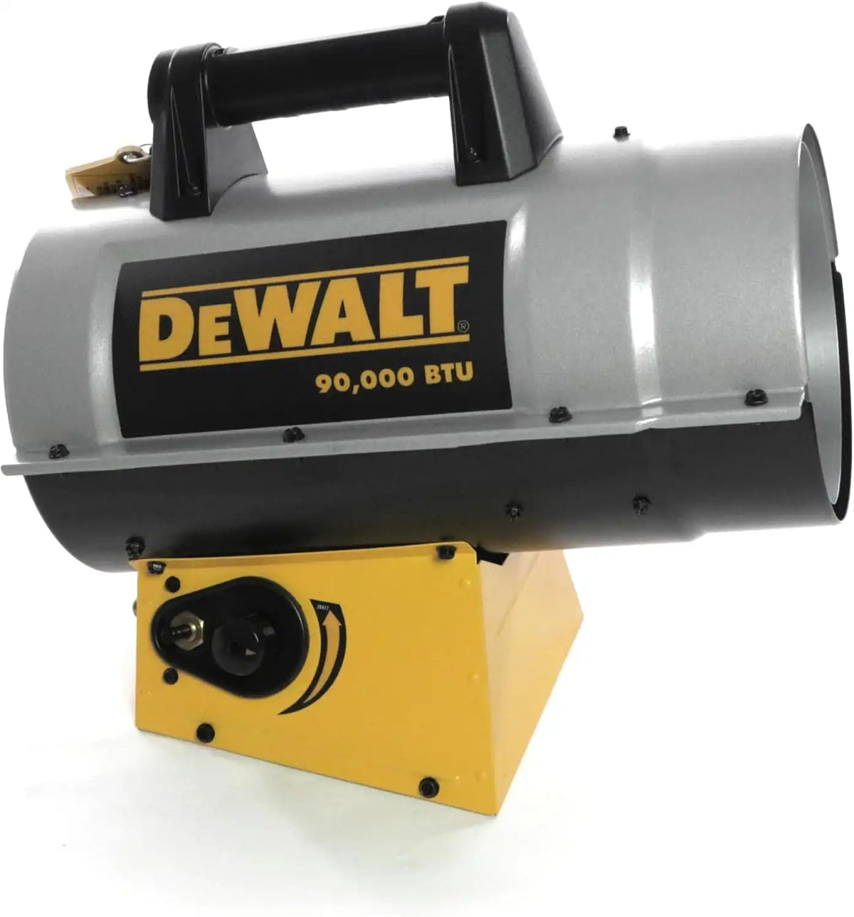 DEWALT 90,000 BTU Forced Air Propane Quiet Burner Technology Job Site Heater