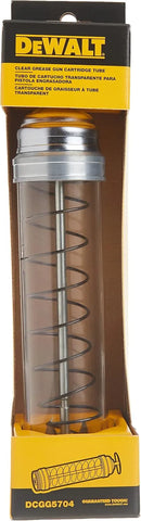 DEWALT Grease Gun Cartridge, Clear Tube (DCGG5704)
