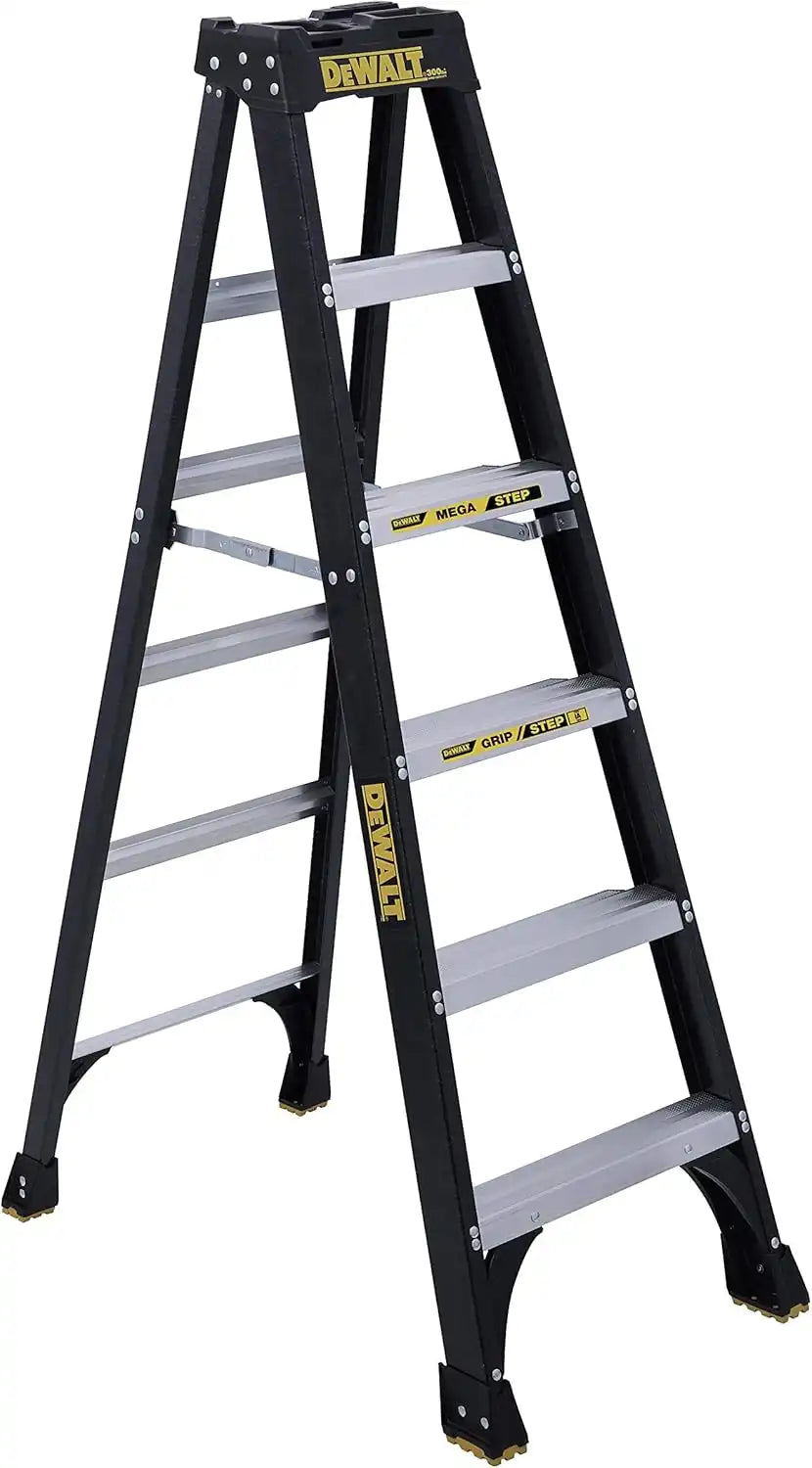 DeWalt Type IA 300lb Rated FG Stepladder 6' DXL3010-06