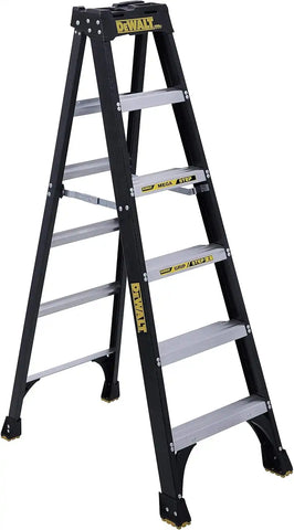 DeWalt Type IA 300lb Rated FG Stepladder 6' DXL3010-06