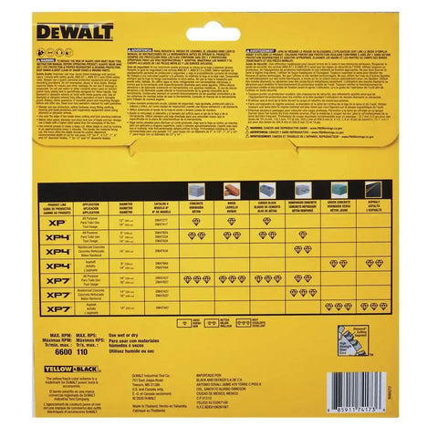 DEWALT Diamond Saw Blade, Concrete and Masonry Blade, Segmented, 9-inch (DW47924)
