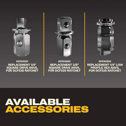 DEWALT 20V MAX* XR Brushless 1/4 in. & 3/8 in. Sealed Head Ratchet Kit (DCF520GE1)