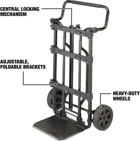 DEWALT TOUGHSYSTEM Tool Storage L-Cart Carrier with Heavy Duty Wheels (DWST08210)