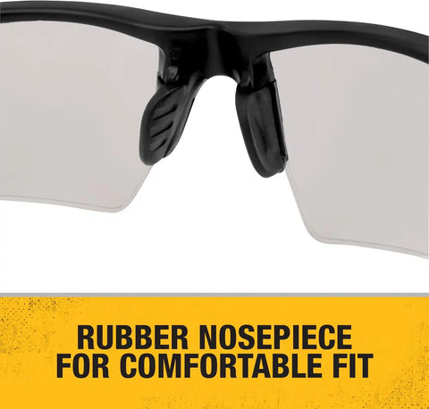 DEWALT DPG100-9D Crosscut® Safety Glasses - Black Half Frame - Indoor/Outdoor Lens - ANSI Z87.1+ - 1 Pair