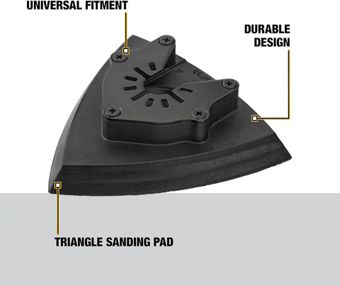 DEWALT Sanding Pad For Oscillating Tool (DWA4200), Black