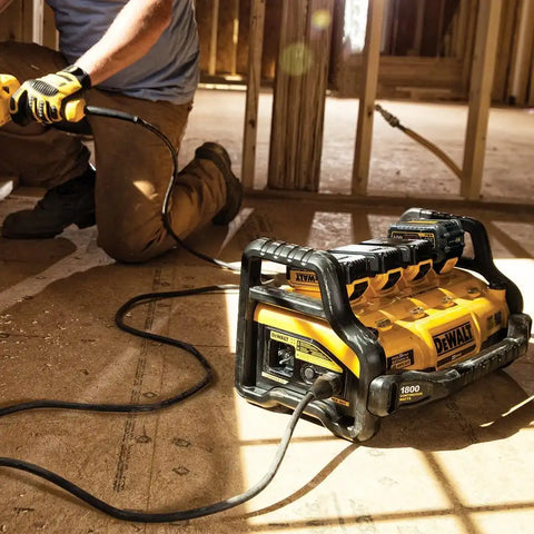 DEWALT DCB1800M3T1 Portable Power Station with (3) 4.0 Ah & (1) 6.0 Ah Batteries