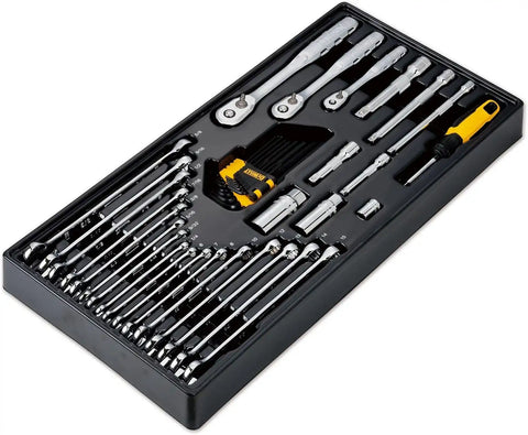 DEWALT Mechanics Tool Set, 1/4", 3/8", 1/2" Drive Tools and Combo Wrenches, 341 Piece (DWMT45341)