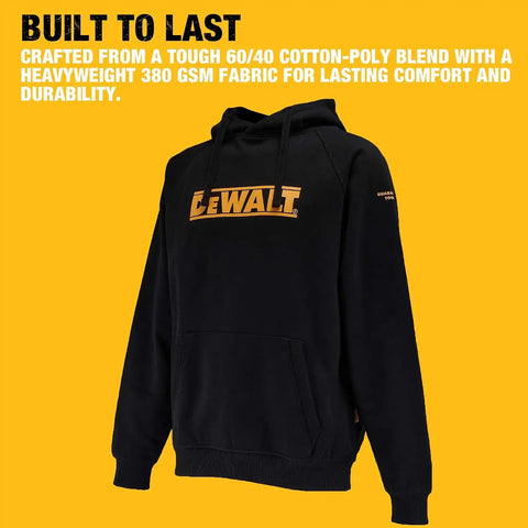 DEWALT Rexburg Men's Water Resistant, Cottonpoly, Heavy Duty, Work Hoodie