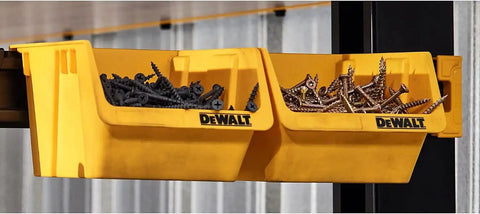 DEWALT Plastic Bins, 10lb Capacity, DEWALT Workshop Storage System Compatible (DWST82813)