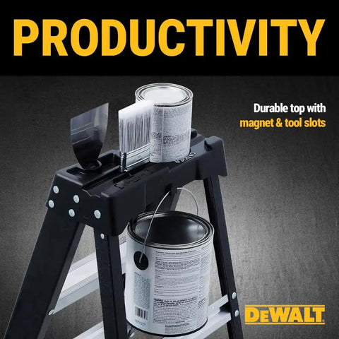 DeWalt Type I 250lb Rated FG Stepladder 8' DXL3110-08