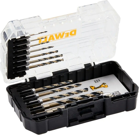 DEWALT 12 Pc Black and Gold Drill Bit Set, Premium Finish Impact Driver Bit Set for Metal, Plastic and Wood (DWAH1182)