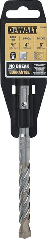 DEWALT SDS+ Hammer Bit, Rock Carbide, 1/2-Inch by 4-Inch by 6-Inch (DW5437)