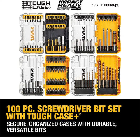 DEWALT DWA123AMQ4 100PC MASTER SET