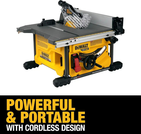 DEWALT FLEXVOLT 60V MAX* Table Saw, 8-1/4-Inch, Tool Only (DCS7485B)
