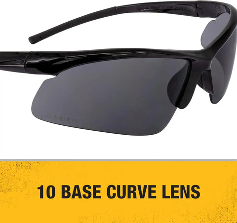 DEWALT DPG51-2C Radius Smoke 10 Base Curve Lens Protective Safety Glasses