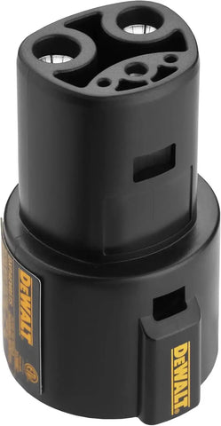 DEWALT SAE J1772 to Tesla EV Charging Adapter, Compatible with All Tesla Electric Vehicles, High Power Connector 60A/250V, Easy to Connect, No Tools Required