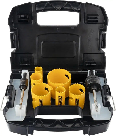 DEWALT Bi-Metal Hole Saw Kit for Wood, Metal and Plastic (D180001)