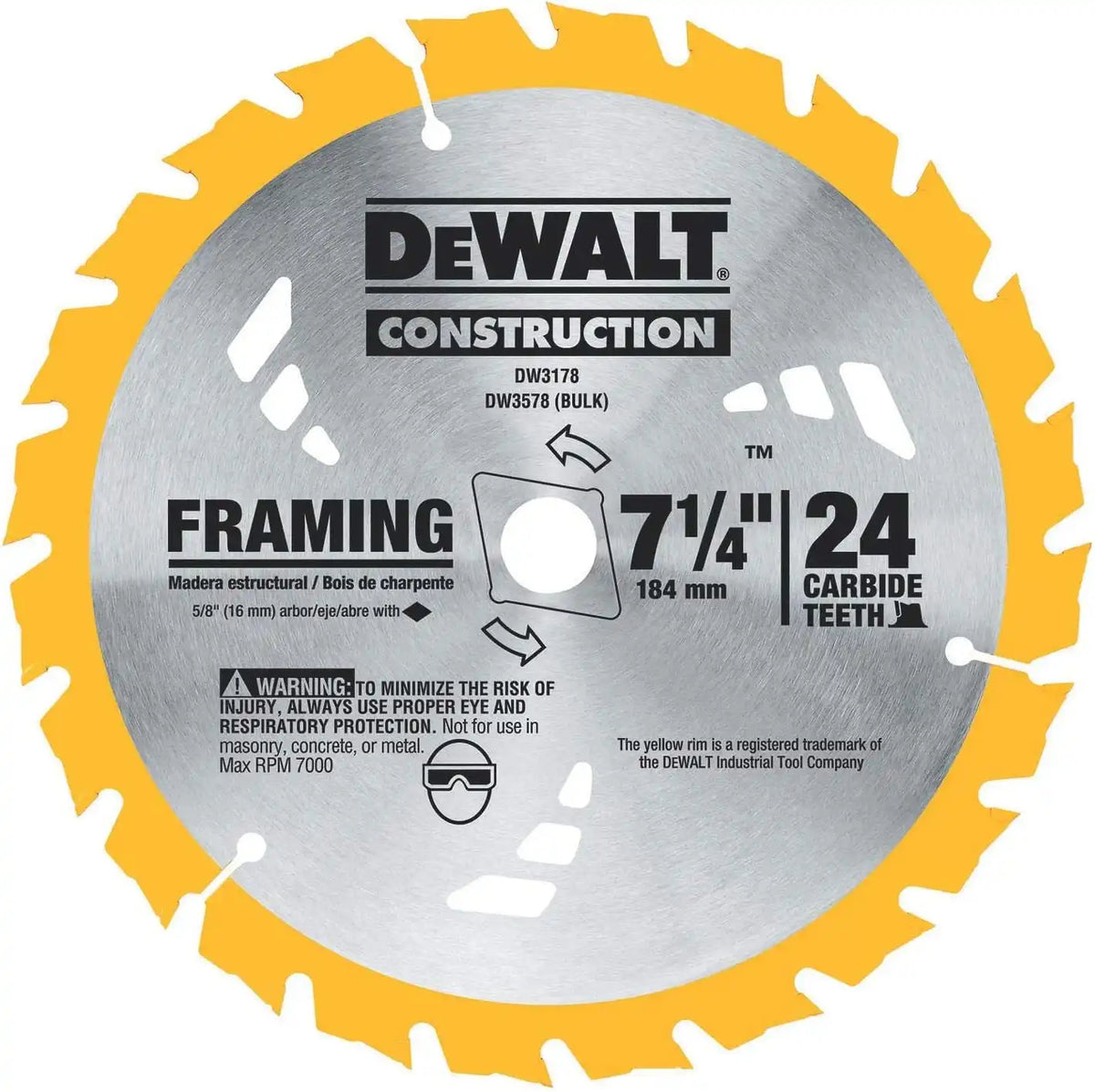 DEWALT DW3591B10 Circular Saw Blade