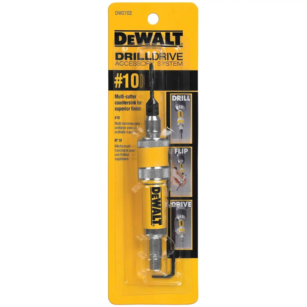 DEWALT Drill Flip Drive Kit (DW2702), yellow