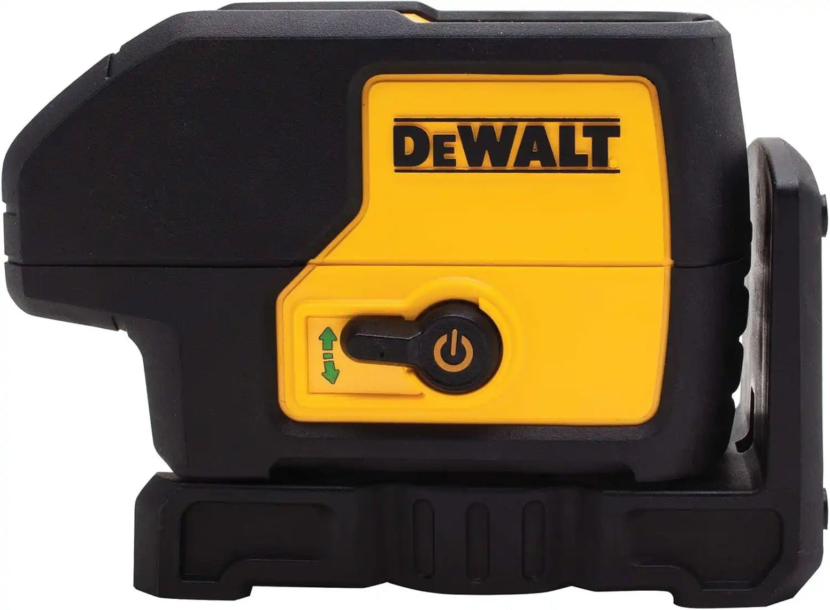 DEWALT Laser Level, 3 Spot Beam Line Laser Pointer with Built-in Magnetic Pivoting, Green (DW083CG)