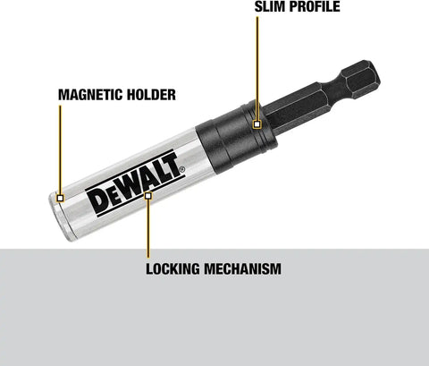DEWALT Bit Holder, 3-in-1, Impact Ready (DWA3HLDFT)