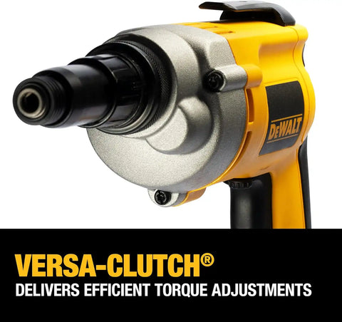 DEWALT Drywall Screw Gun, 6.5-Amp (DW268), Yellow