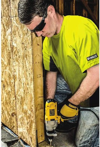 DEWALT DST11-NPGB-L Non-Rated Two Tone Performance T-Shirt, Large