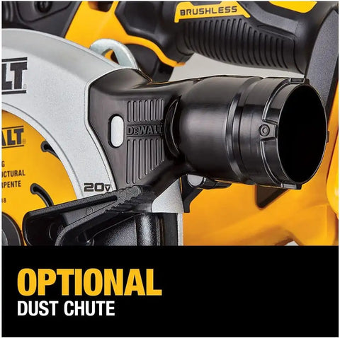 DEWALT 20V MAX* 6-1/2 in. Brushless Cordless Circular Saw, Tool Only (DCS565B)
