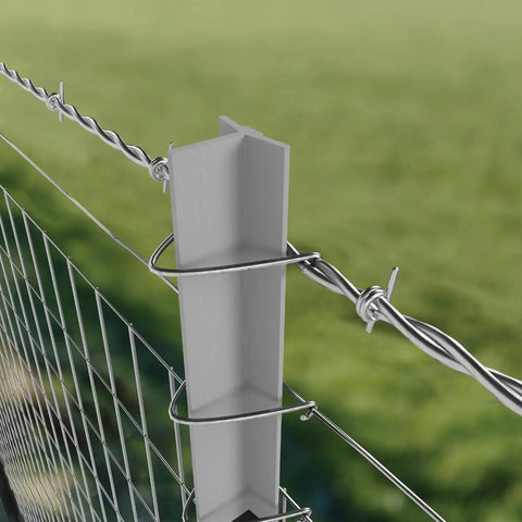 DeWALT – 2‑Point Barbed Wire Fence – 1320 Feet – 12.5 Gauge Galvanized Steel – for Livestock Containment | Ranch Fencing | Property Security