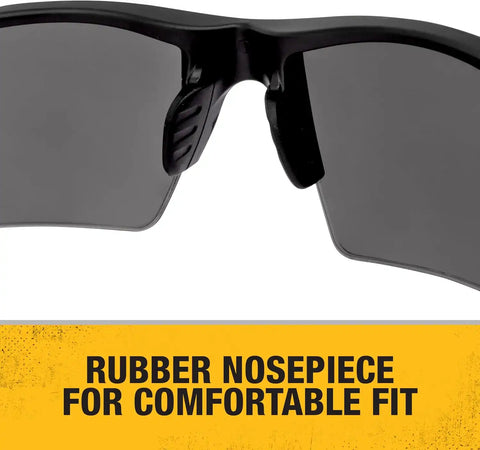 DEWALT DPG100-2D Crosscut® Safety Glasses - Black Half Frame - Smoke Lens - ANSI Z87.1+ - 1 Pair
