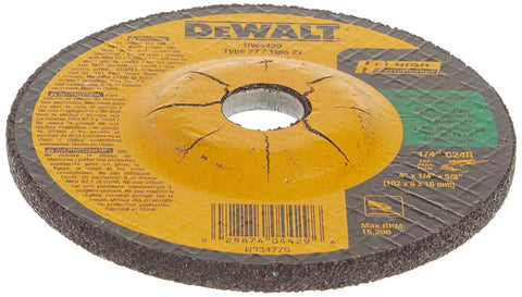 DEWALT DW4429 4-Inch by 1/4-Inch by 5/8-Inch Concrete/Masonry Grinding Wheel