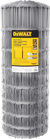 DeWALT – Field Fence – 39 in. x 330 ft. 12.5‑Gauge Galvanized Steel – for Livestock Enclosures | Pasture Fencing | Farm and Property Protection