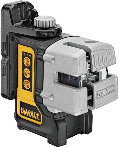 DEWALT Line Laser, Self-Leveling, Black, 3-Beam (DW089K)