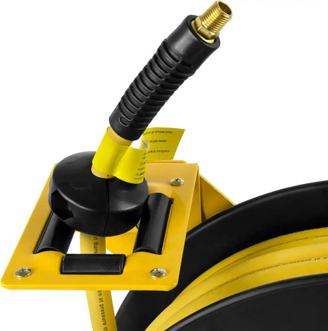 DEWALT 3/8 in. x 50 ft. Retractable Air Hose Reel with Rubber Hose