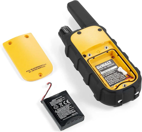 DEWALT DXFRS300 FRS Walkie Talkies, Long Range 2 Way Radio, 1W, IP67 Waterproof, Rechargeable, 2 Pack, DXFRS300
