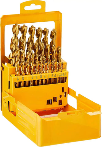 DEWALT Titanium Nitride Coated Drill Bit Set with Pilot Point, 29-Piece (DW1369)