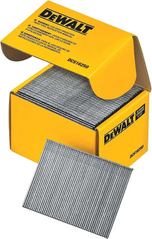DEWALT Finish Nails, 2-1/2-Inch, 16GA, 2500-Pack (DCS16250)