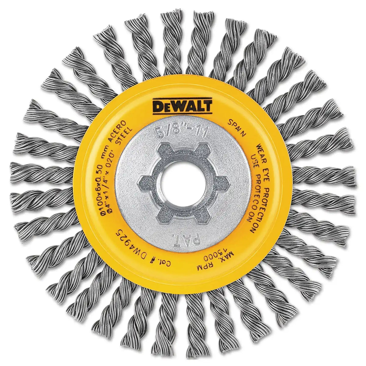 4" X 5/8"-11 HP .020 Carbon Stringer Wire WHL BU - 1 Each