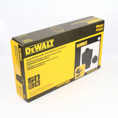 DEWALT DCHJ065C1-M 20V/12V MAX Heated Vest Kit, Black, Medium