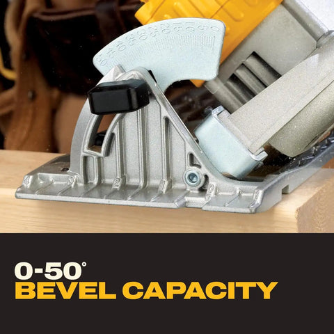 DEWALT 20V MAX 6-1/2-Inch Circular Saw Kit, with 5.0-Ah Battery and Charger (DCS391P1)