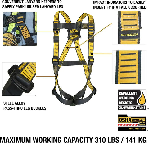 DEWALT 5-Point Fall Protection Harness