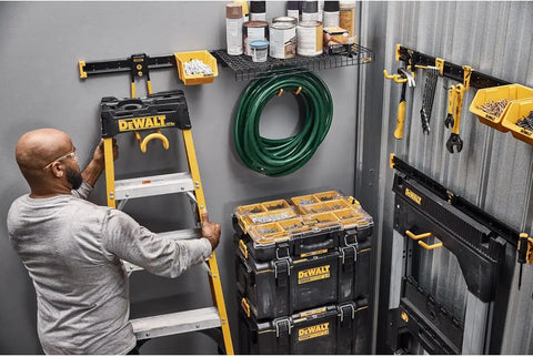 DEWALT Tool Organizer, Long Standard Hook, for Sawhorses and Ladders, 50lb Capacity, DEWALT Workshop Storage System Compatible (DWST82811)