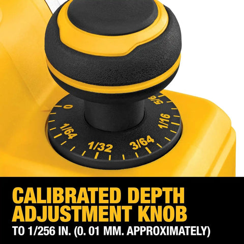 DEWALT 20V MAX Planer, 30,000 Cuts Per Minute, 2 mm Cut Depth, Brushless Motor, Bare Tool Only (DCP580B)