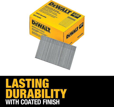 DeWalt DCS16200 2' 16 Gauge Heavy-Duty Straight Finish Nails