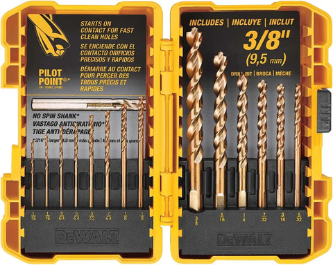 DEWALT Screwdriver Bit Set, 100 Pc Impact Driver Bit Set with Drill Bits, Magnetic Holder and Nut Drivers, FlexTorq Impact Ready, ToughCase Included (DWA2FTS100) (Pack of 5)
